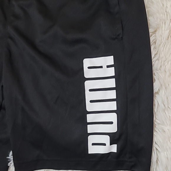 Puma, Boy's Black Shorts, Size 7/8 - Picture 4 of 5